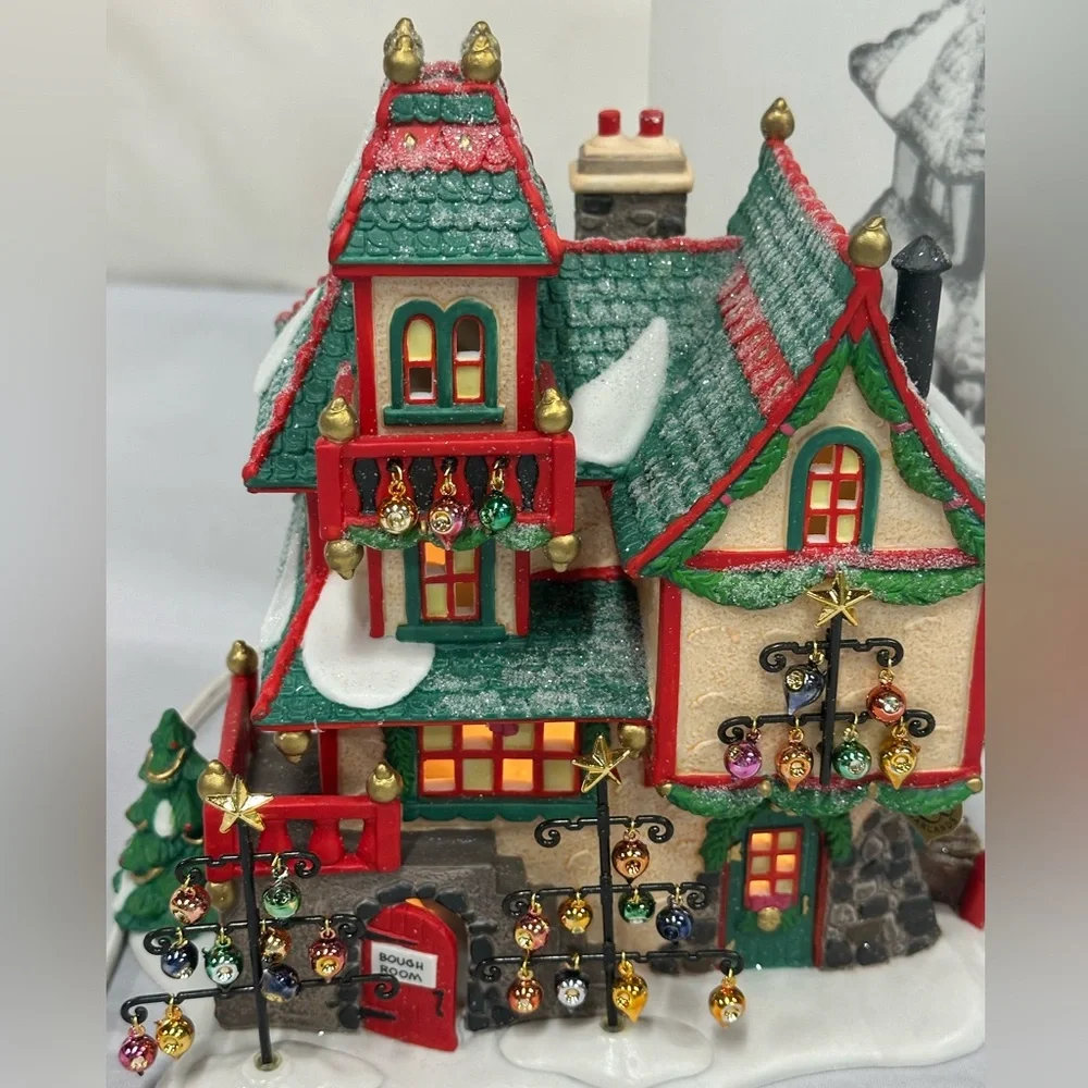 Vintage Heritage Village Collection “ Glass Ornament Works” Village Piece - Picture 2 of 7